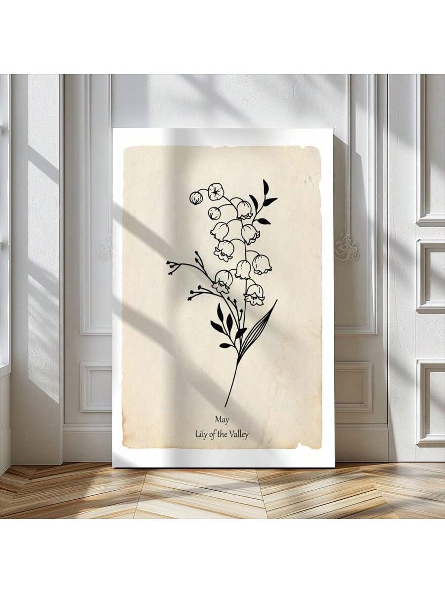 Celebrate May birthdays and Mother's Day with our May Birth Month Flowers Canvas Wall Art. This unique floral poster is also perfect for adding a touch of beauty to any home decor. Featuring the birth month flowers of May, this canvas art will make a thoughtful and meaningful gift.