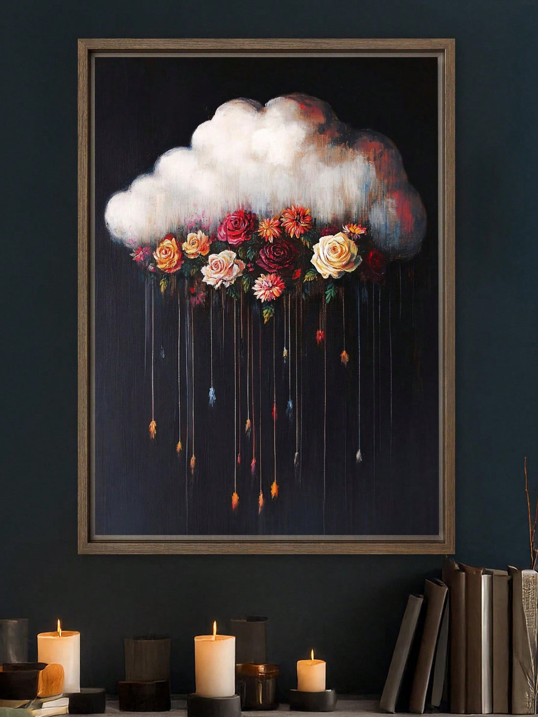 Capture the essence of autumn with this melancholic canvas wall art, designed to complement fall and Halloween themes. Featuring waterproof framed prints, it ensures durability and vibrant colors that withstand seasonal changes. Perfect for eclectic and rustic interiors, this piece adds a thoughtful, atmospheric touch to your decor, blending seasonal charm with timeless artistry.