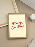 Minimalist 2D Flat Holiday Season Christmas Canvas Poster 