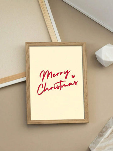 Minimalist 2D Flat Holiday Season Christmas Canvas Poster 