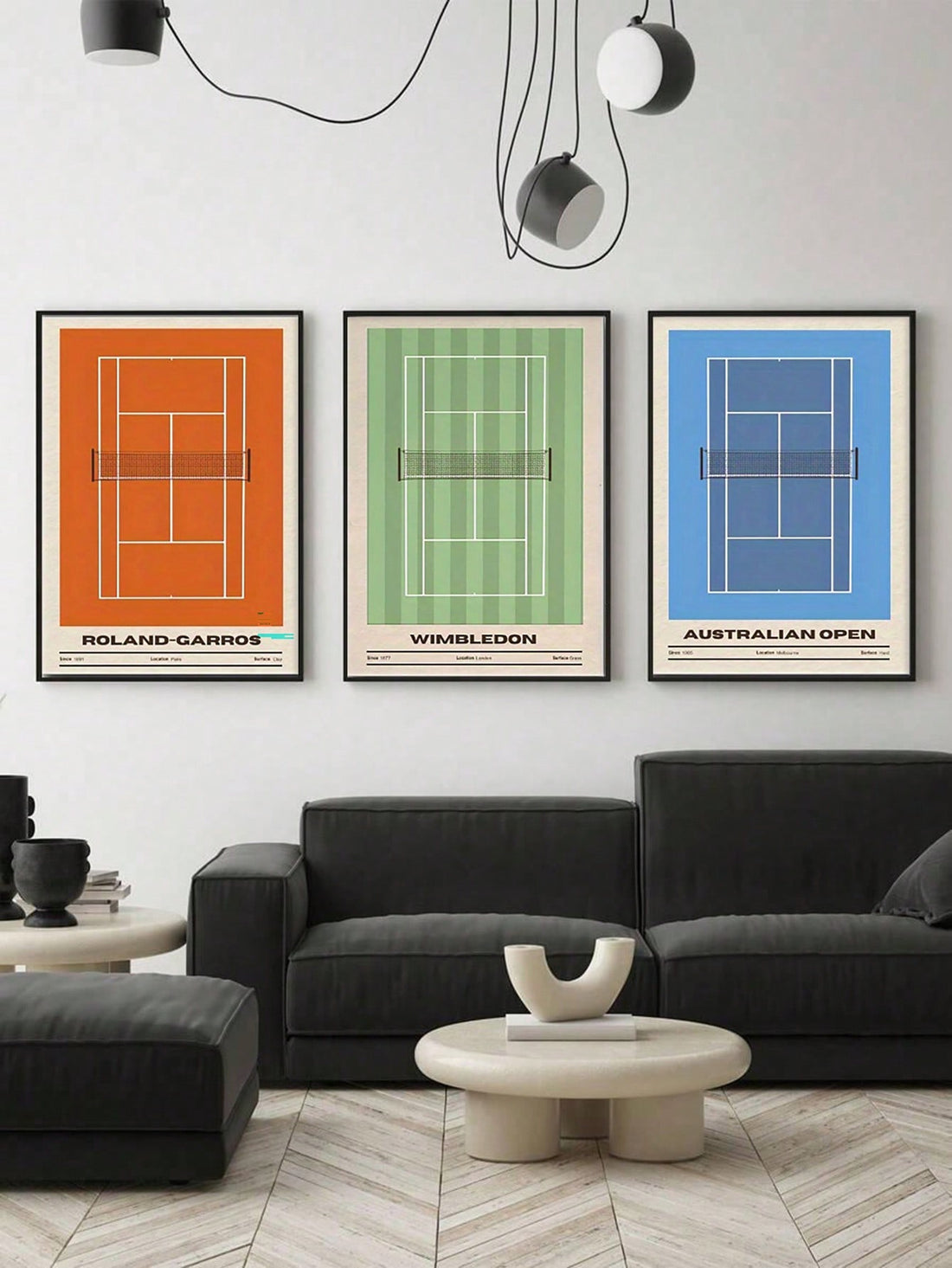 Elevate your living space with this minimalist 3-piece canvas art set inspired by tennis tournaments. Crafted for a modern aesthetic, each piece features clean lines and subtle details that celebrate the sport’s elegance. Ideal for enhancing stylish home decor, this set adds a sophisticated touch without overwhelming your space. Perfect for tennis enthusiasts seeking refined, contemporary artwork that complements a sleek interior design.