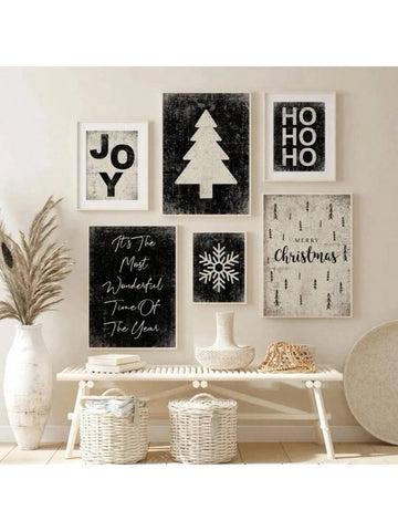 Transform your space with this striking minimalist tree canvas print, where clean lines and a sophisticated black-and-white palette create timeless visual interest. Perfect for farmhouse aesthetics, this piece brings understated elegance to any room while maintaining a contemporary edge. The simple yet impactful design complements both seasonal holiday décor and year-round interiors, making it a versatile addition to living rooms, bedrooms, or entryways. Its neutral tones pair effortlessly with existing fur