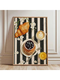 Transform your kitchen into a sophisticated Parisian retreat with this striking minimalist canvas art. Featuring clean lines and a refined black-and-white palette, this piece captures the essence of classic French cafe culture while adding contemporary elegance to any space. 