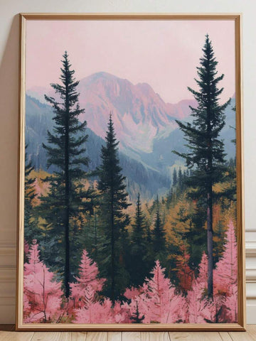 Transform your space with this serene Minimalist Pink Forest Canvas Wall Art. Featuring soft botanical tones and Nordic-inspired landscape design, this piece brings calm elegance to any room. Available as both framed and unframed options to suit your style. The waterproof canvas ensures durability, while the removable design makes it easy to update your decor whenever inspiration strikes. Perfect for modern homes seeking understated sophistication and natural beauty.