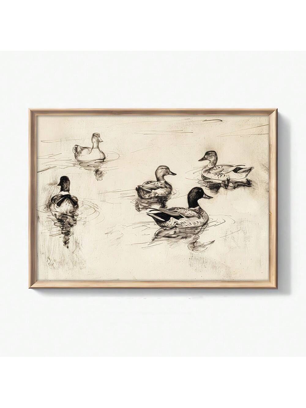 Elevate your farmhouse decor with our Minimalist Retro Duck Sketch Poster. This unframed canvas print features a modern twist on a classic sketch, perfect for any home styling. With a simple and sleek design, this poster will add a touch of sophistication to your space. Expertly crafted for a timeless look.