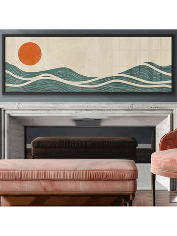 Elevate your beach house ambiance with this Minimalist Sunset Panoramic Canvas Art Print. Featuring clean lines and a serene color palette, it captures the tranquil beauty of a sunset over the ocean. Designed for modern interiors, this panoramic piece adds a sophisticated focal point that complements minimalist decor while evoking a calming coastal atmosphere. Crafted to enhance your living space with subtle elegance, it’s an ideal choice for those seeking refined, contemporary beach-inspired art.