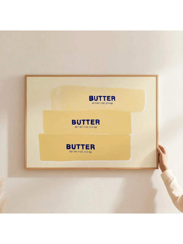 Elevate your dining space with this Minimalist Unframed Butter Kitchen Wall Art Poster. Designed for modern food enthusiasts, its clean lines and subtle color palette bring a sophisticated yet approachable vibe to any kitchen or apartment. Perfect for adding a touch of culinary-inspired elegance without overwhelming your decor.