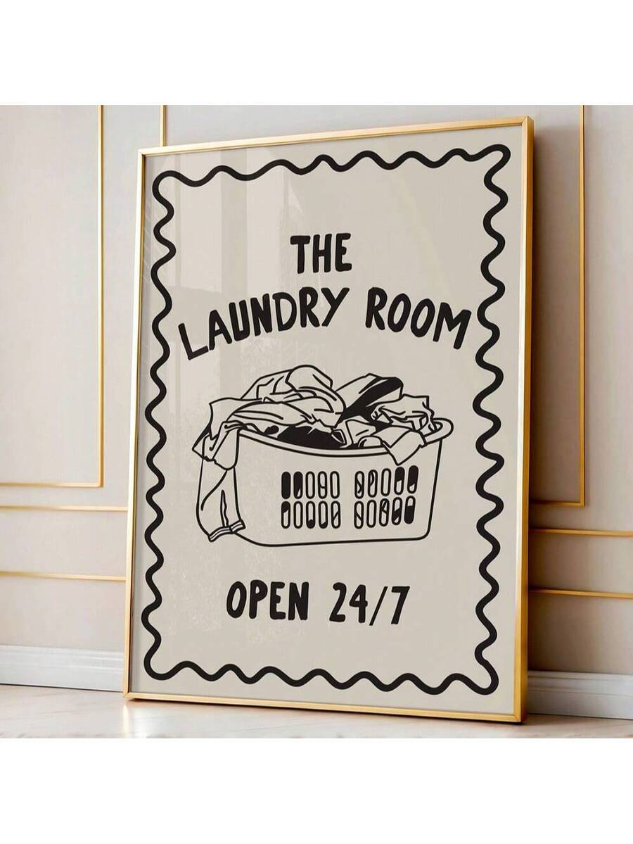 Transform your laundry room into a stylish sanctuary with this minimalist vintage canvas poster. Featuring clean lines and a timeless aesthetic, this piece brings warmth and character to any space—whether displayed in your laundry room, bedroom, living room, kitchen, or home office.
