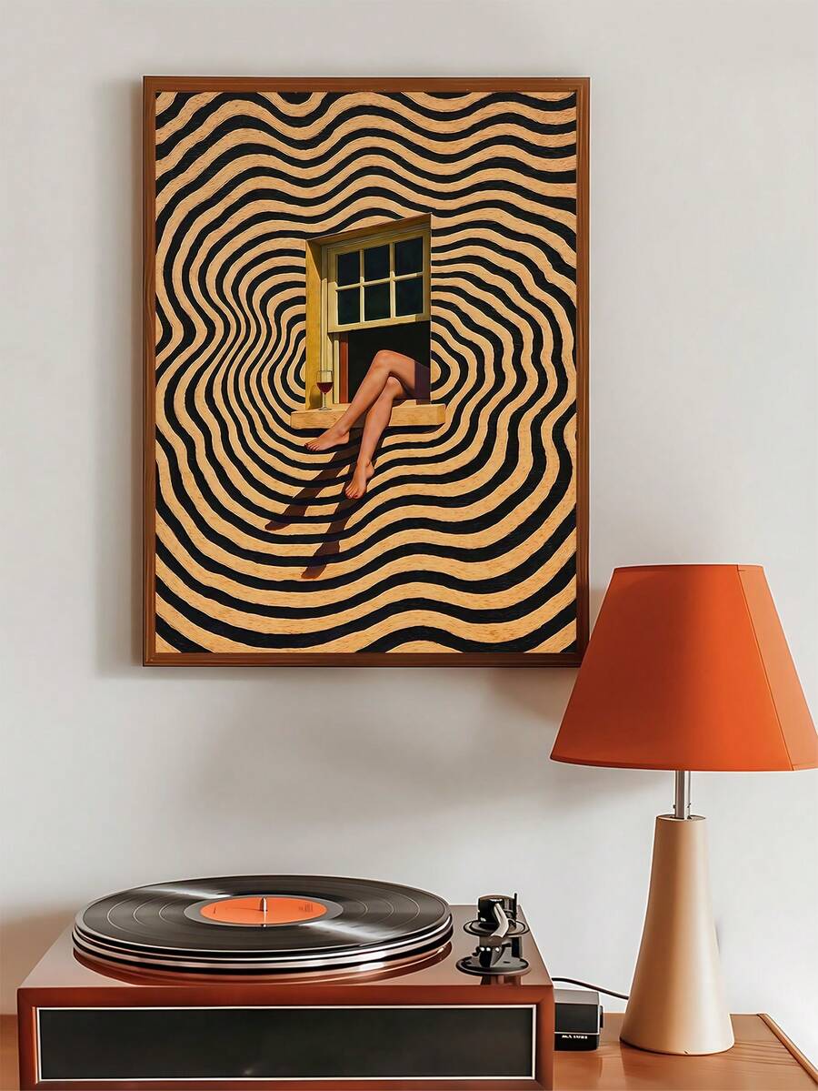 Elevate your space with this striking minimalist art poster featuring abstract woman legs framed in a window composition. Perfect for eclectic interiors, this retro-inspired piece combines modern aesthetics with timeless appeal. Available as both framed and unframed canvas options to suit your décor needs. The waterproof material ensures durability, while the removable design allows for easy repositioning without damage. Whether you're updating a gallery wall or making a bold statement in a single space, th
