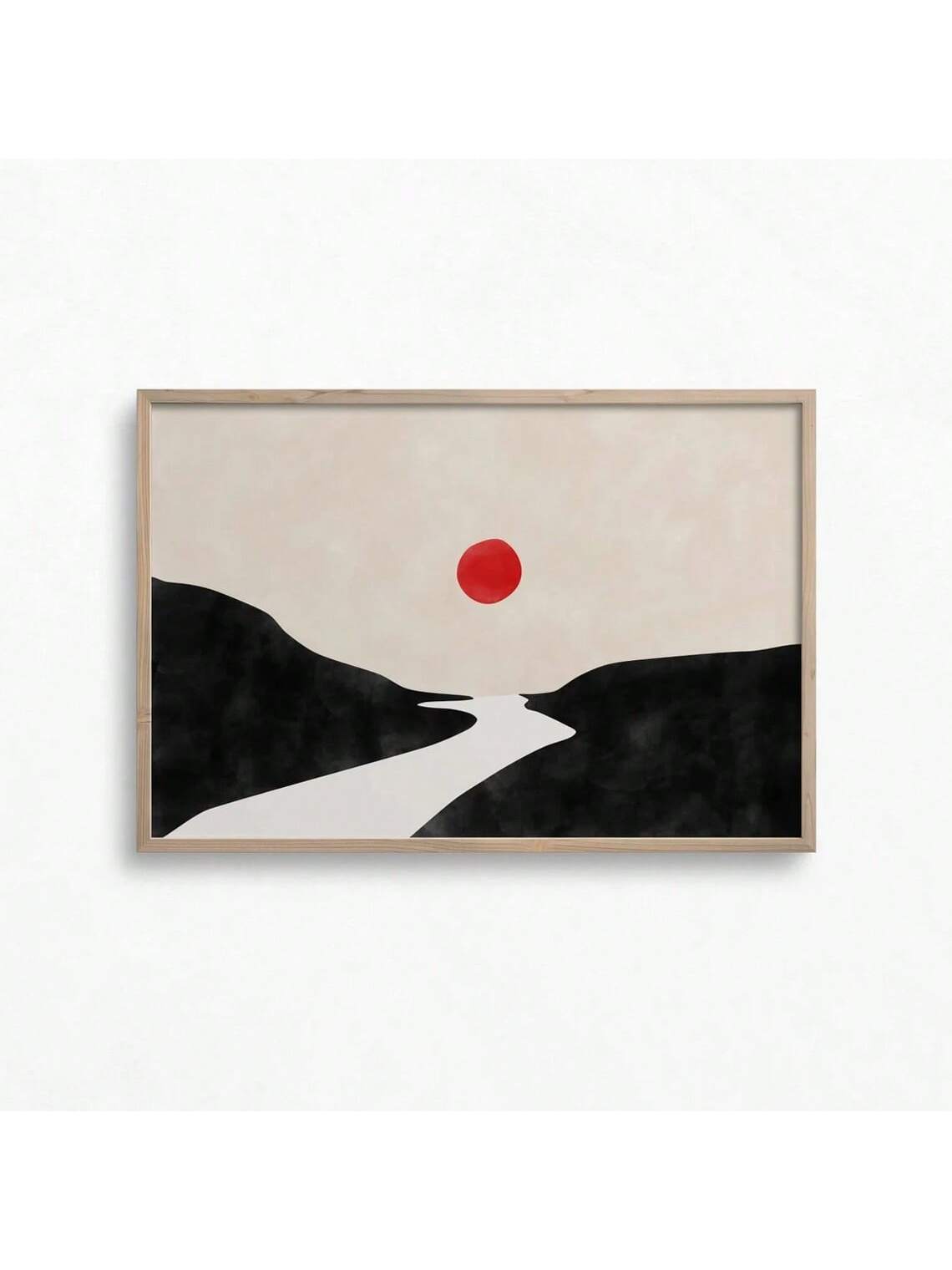 Elevate your living space with this Modern Abstract Landscape Poster, featuring a minimalist design in black and beige tones. Its clean lines and subtle color palette create a sophisticated ambiance, making it an ideal addition to both living rooms and bedrooms. This artwork complements contemporary interiors by adding a touch of refined simplicity and visual interest without overwhelming the space. Perfect for those seeking understated elegance in their home decor.