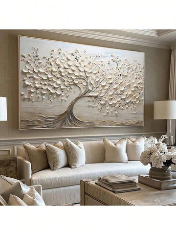 Elevate your interior with this Modern Abstract Tree Canvas Art Print, featuring minimalist design that complements any living room, bedroom, or kitchen. Its unframed style offers versatile placement options and a contemporary aesthetic, bringing subtle natural elegance and a calming atmosphere to your space. Crafted to enhance modern decor, this landscape print is an expert choice for refined, understated wall art.
