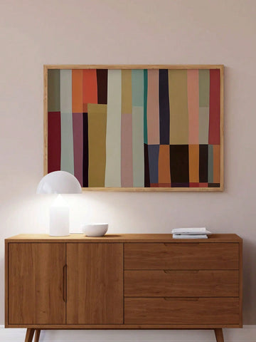 Elevate your interior with this Modern Abstract Vertical Stripe Wall Art, designed without a frame for a sleek, contemporary look. Its clean vertical lines and abstract design add depth and sophistication, making it an ideal focal point for living rooms, bedrooms, or home offices. Crafted to complement modern decor, this piece enhances any space with subtle texture and visual interest while maintaining a minimalist aesthetic.