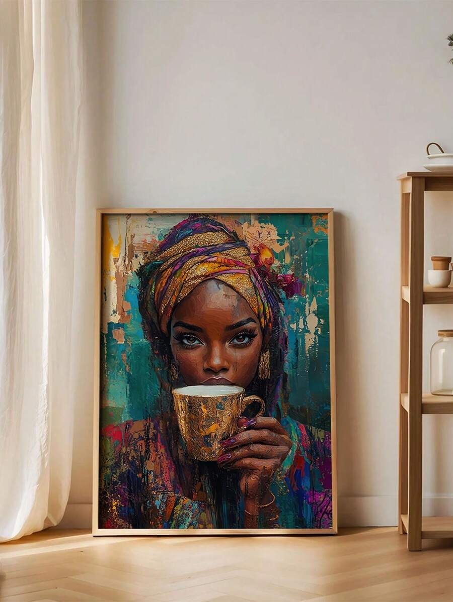Celebrate cultural elegance with this Modern African Women Canvas Wall Art Print featuring a striking zebra pattern. Designed to enhance both home and office spaces, it blends artistic representation with bold patterns that bring depth and vibrancy to any room. Crafted on high-quality canvas, this piece offers durability and visual appeal, making it a sophisticated addition for those seeking to enrich their décor with contemporary African-inspired art.