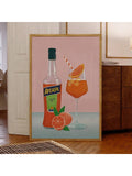 Elevate your living space with this Modern Aperol Cocktail Glass Wall Art, a stylish canvas print that captures the vibrant essence of a classic Aperol cocktail. Perfect for home decor enthusiasts and gift seekers alike, this artwork adds a sophisticated, contemporary touch to any room. Crafted with high-quality materials, it offers lasting color and detail, making it an ideal statement piece for kitchens, bars, or lounges. Enhance your environment with this expert blend of art and lifestyle.