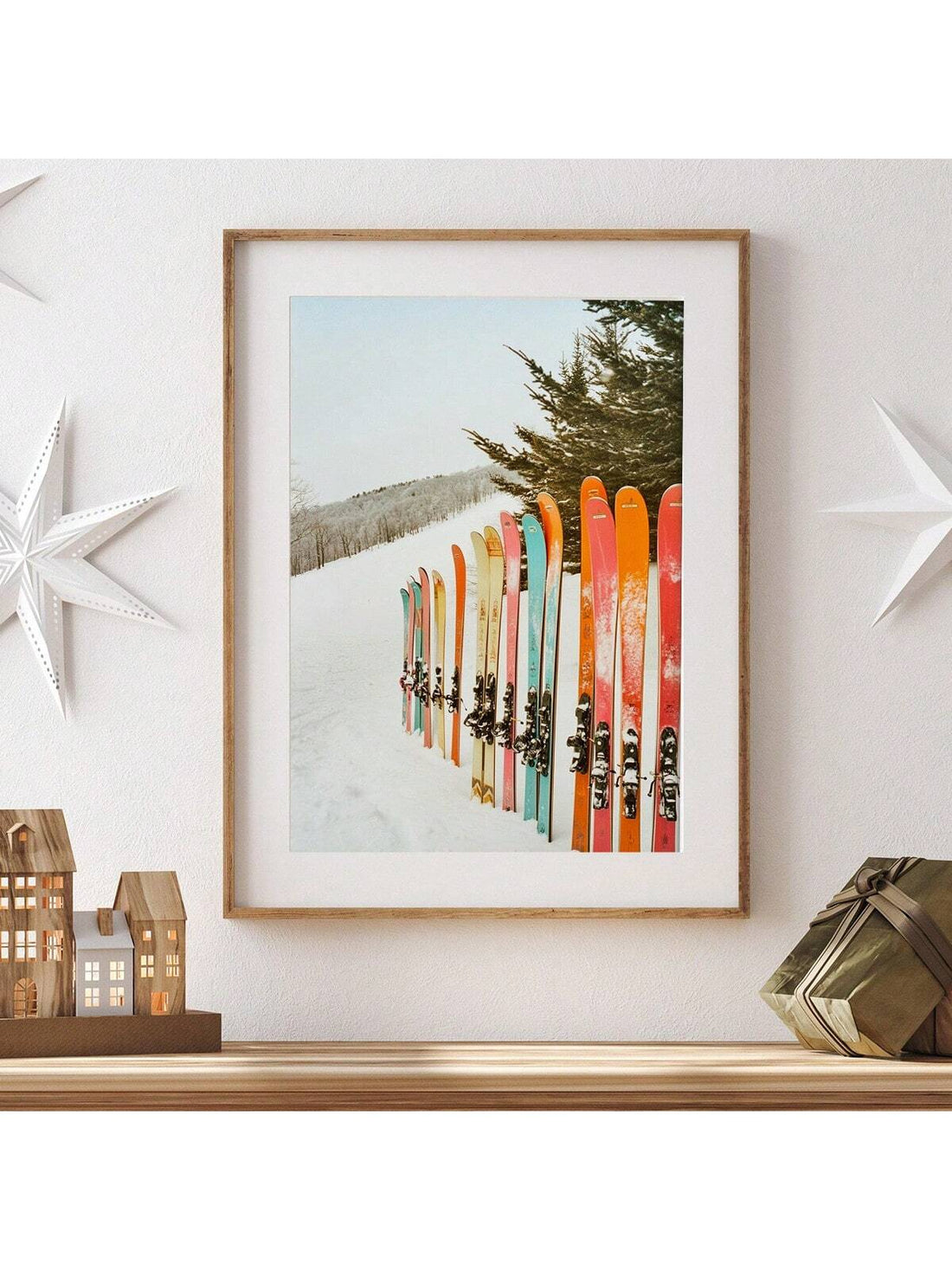 Transform your space with this striking canvas wall art featuring a vibrant, vintage-inspired skiing scene. Perfect for creating a focal point in any room, this modern piece combines bold colors with nostalgic charm, capturing the energy and beauty of winter sports. Ideal for living rooms, offices, or bedrooms, it adds character and warmth to your décor. Whether you're a skiing enthusiast or simply appreciate dynamic artwork, this canvas brings sophistication and visual interest to your walls. An excellent 