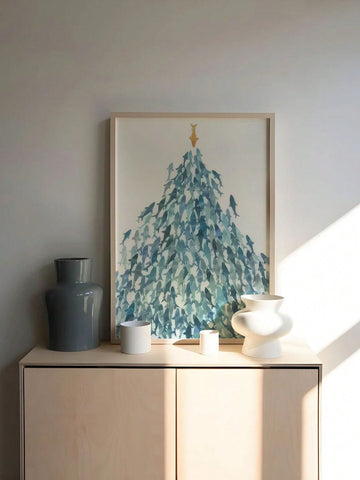 Enhance your winter decor with our Modern Fish Canvas Poster. This stunning piece is a perfect addition to any room, with its sleek and modern design. Made with the highest quality canvas, it's sure to elevate the ambiance of your space. Catch the attention of your guests with this unique and eye-catching winter decor.