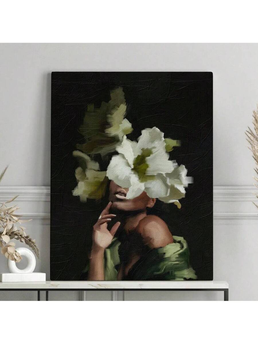 Add a touch of elegance and sophistication to your home decor with our Modern Flower Woman Wall Art Poster. This unframed black art print features a chic and contemporary design that will elevate the style of any room. Perfect for those who appreciate modern and minimalist aesthetics.