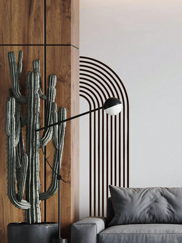 Enhance your home decor with our Modern Geometric Line Pattern Wallpaper. Made with waterproof self-adhesive material, it is both stylish and easy to install. Transform any room into a chic and modern space with this removable wall decor. Perfect for adding a touch of sophistication to your walls.
