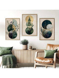 This Modern Green Plant Canvas Art Set is the perfect addition to any home looking for a touch of aesthetic charm. With its chic 3-piece framed prints, this artwork is versatile and easy to incorporate into any space. Brighten up your home decor with this beautiful set featuring modern green plants.