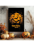 Elevate your seasonal décor with this Modern Halloween Pumpkin & Bat Wall Art Poster. Crafted on waterproof canvas, it offers durability and vibrant color retention, perfect for both home and office settings. Its contemporary design blends festive charm with a sleek aesthetic, making it an ideal statement piece that withstands humidity and wear. Easy to hang and maintain, this wall art adds a sophisticated Halloween touch to any space.