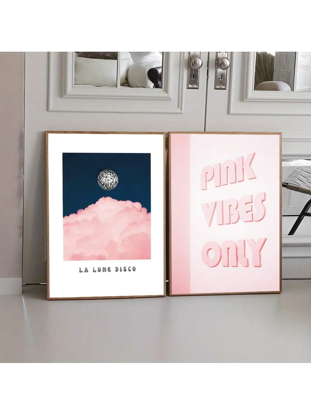 Elevate your living space with these Modern Minimalist Canvas Posters featuring La Lune Disco and Pink Vibes designs. Crafted for a contemporary aesthetic, these artworks bring subtle sophistication and a unique flair to any room. Their clean lines and muted color palettes complement diverse decor styles, making them ideal for creating a stylish, curated atmosphere in your home. Perfect for those seeking refined, expert-level design elements that enhance ambiance without overwhelming the space.