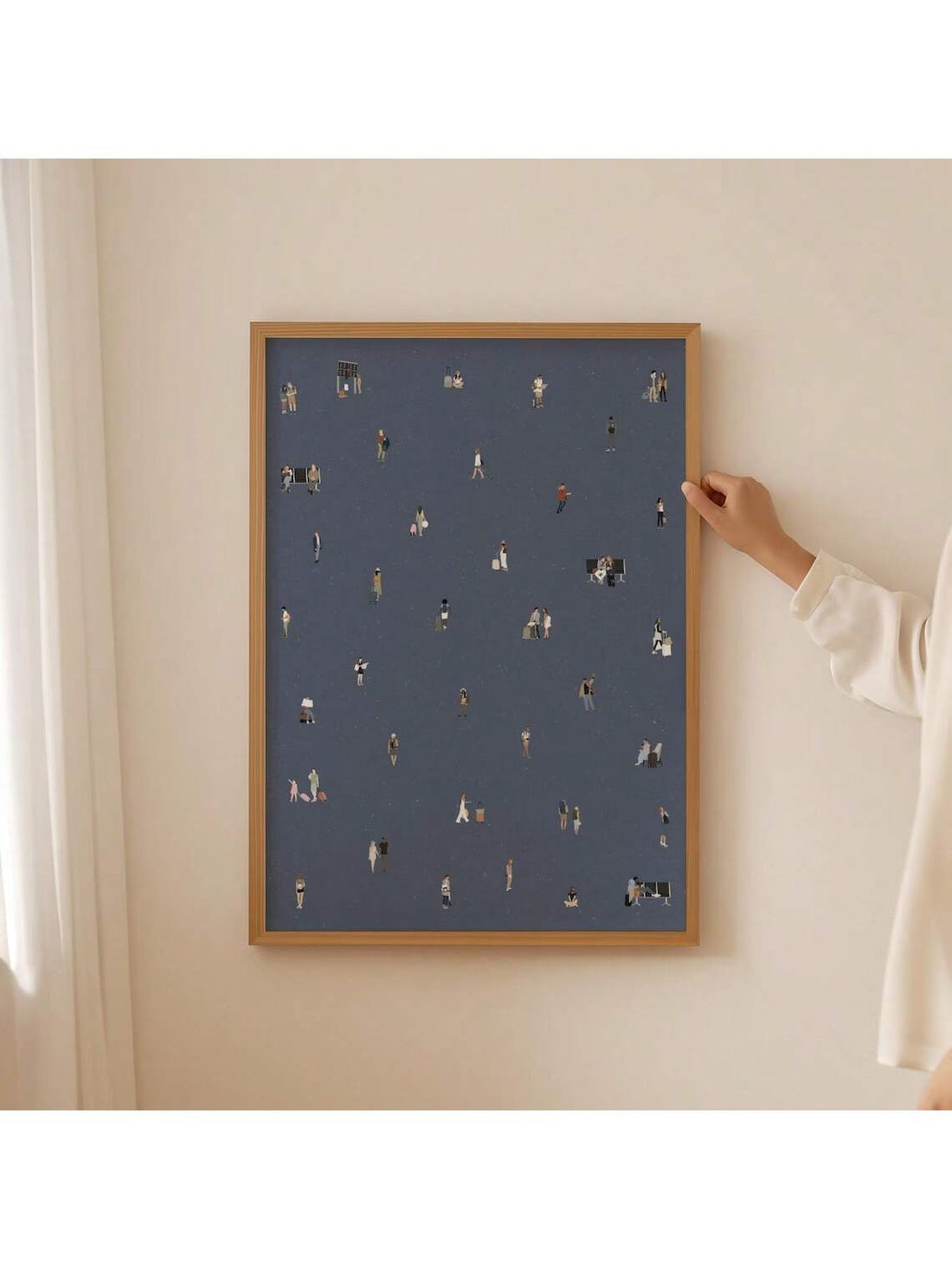 Elevate your office or living space with this Modern Minimalist Travel Art Print featuring tiny people at the airport. Its clean design and subtle details capture the essence of travel, making it an ideal decor piece for professionals and wanderlust enthusiasts alike. Perfect as a thoughtful gift, this poster adds a unique, sophisticated touch that inspires adventure and creativity.