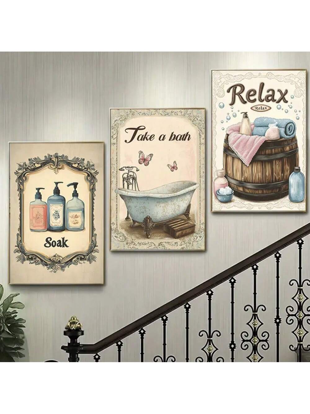 Elevate your living space with this Modern Retro 3-Piece Spray Painting Wall Art Set, expertly crafted to blend contemporary style with nostalgic charm. Each piece showcases dynamic spray paint techniques that add texture and depth, making it an ideal focal point for any room. Perfect for enhancing home décor or as a thoughtful gift, this set complements a variety of interior design themes, offering a sophisticated yet vibrant aesthetic.