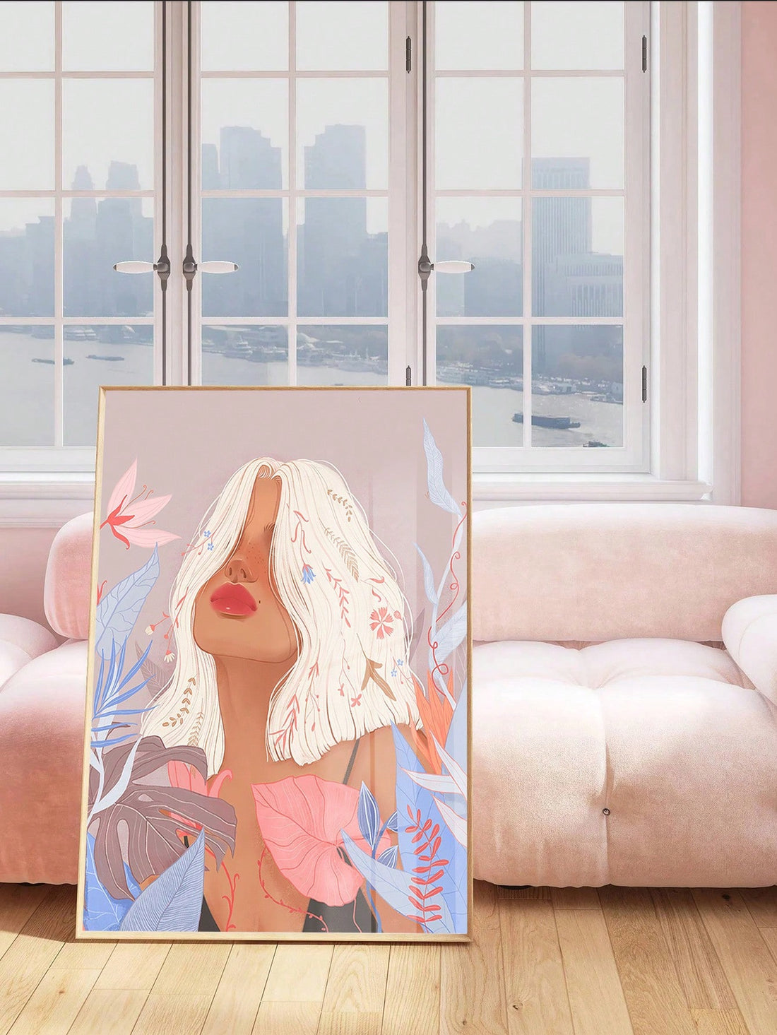 Enhance your living space with our Modern Simple Art Illustration Canvas Print. This stylish wall decor piece is perfect for any room, with vibrant colors and a contemporary design. Elevate your home or office with this modern piece of art.