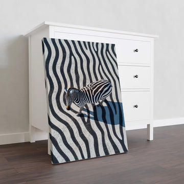 Transform your space with the Modern Zebra Wall Art Canvas Print. Featuring striking black and white stripes, this wildlife photography decor adds a contemporary touch to any room. Perfect for living room, sofa backdrop, bedside decoration, or any other area in need of a unique and stylish upgrade.
