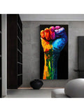 Elevate your space with this Motivational Abstract Fist Canvas Art, designed to inspire strength and determination. Its modern aesthetic complements living rooms, bedrooms, offices, and gyms, adding a bold statement that encourages perseverance. Crafted with high-quality materials, this artwork offers lasting vibrancy and durability, making it a powerful focal point that motivates daily achievement.