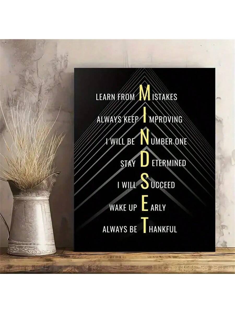 Elevate your workspace or living space with our Motivational Frameless Canvas Poster. This waterproof and inspiring wall art is perfect for offices, classrooms, and dorms. Improve motivation and productivity with this impactful addition.