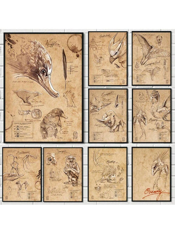 Decorate your home with a touch of mystery and wonder with our Mysterious Creatures Vintage Canvas Poster Set. This set includes high-quality canvas posters featuring various creatures from folklore and mythology. Perfect for adding a unique and intriguing element to your home decor.