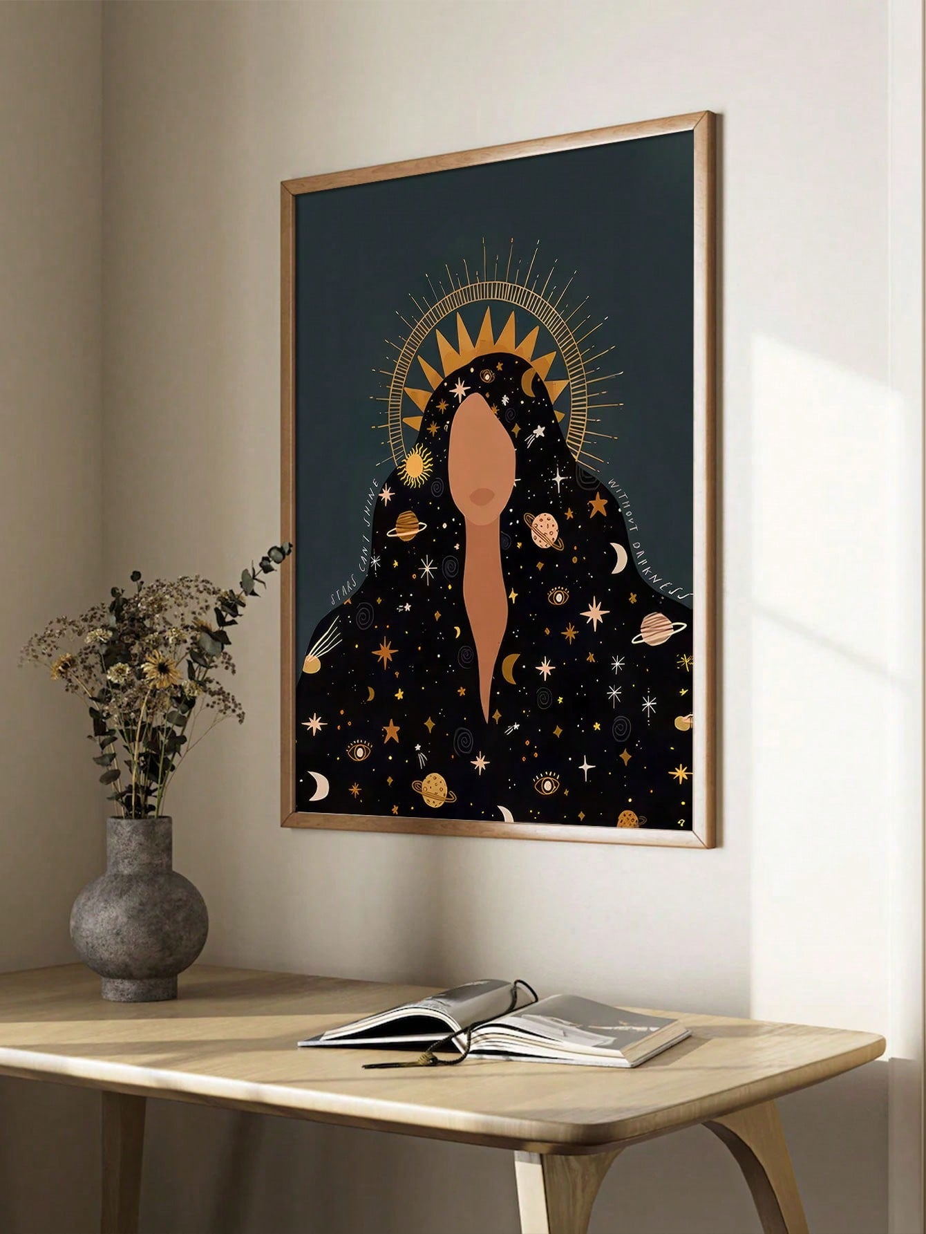 Transform your walls into a celestial canvas with our Mystical Astrology Canvas Poster. Expertly crafted with intricate designs, this poster is sure to illuminate any space and add a touch of magic to your home. Discover the captivating world of astrology and bring it to life with this unique piece of art.