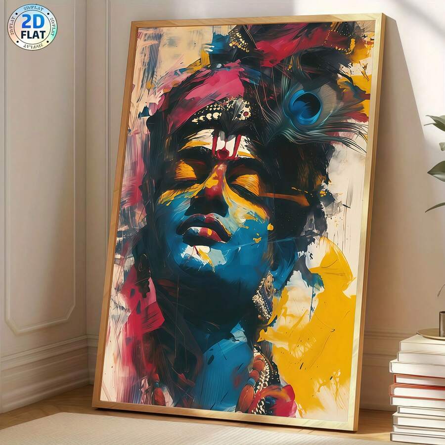 Bring spiritual tranquility into your space with this stunning Natural Buddha Oil Painting. Featuring serene deity imagery rendered in modern artistic style, this canvas artwork combines traditional spiritual aesthetics with contemporary home decor sensibilities.