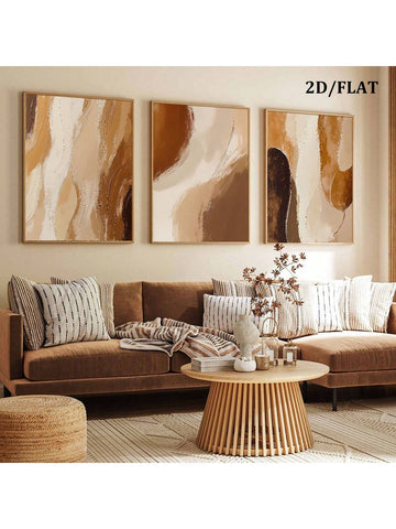 Elevate your living space with this Neutral Abstract Gallery Wall Art Set, featuring modern brown canvas prints designed to complement contemporary home decor. Each piece showcases subtle abstract patterns in warm, earthy tones, creating a harmonious and sophisticated atmosphere. Ideal for living rooms, these prints add depth and texture without overwhelming your existing design, making them a versatile choice for enhancing any interior style. Crafted for durability and visual impact, this set offers a refi