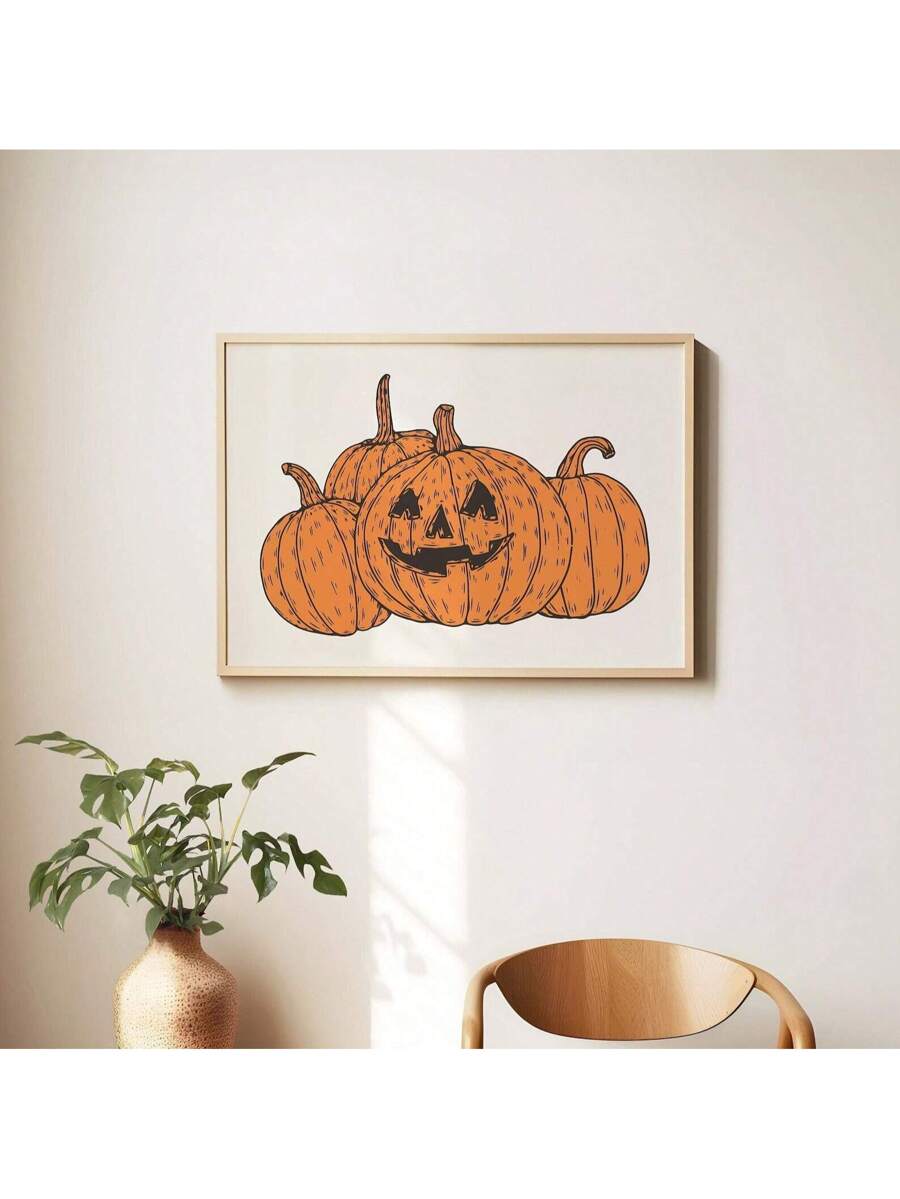This Neutral Abstract Pumpkin Wall Art features a subtle beige palette, perfectly suited for modern minimalist interiors. Its abstract design captures the essence of fall without overwhelming your space, making it an elegant addition to any room. Ideal for thoughtful gifting, this print brings seasonal warmth and sophistication to your decor with understated style.