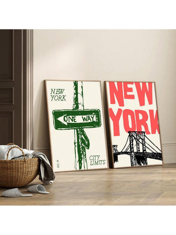 Experience the beauty and energy of New York City with our Travel Poster Set. These minimalist canvas prints feature stunning illustrations of iconic city landmarks, perfect for adding a touch of modern style to any home decor. Bring the spirit of the Big Apple into your living space today.