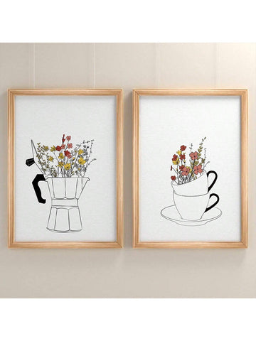 Elevate your living space with this Nordic Canvas Art Set featuring elegant coffee cup and flower prints. Designed to complement modern interiors, these minimalist artworks bring a serene and stylish ambiance to any room. Crafted with high-quality materials, the set offers lasting vibrancy and texture, making it an ideal choice for those seeking refined home décor with a subtle yet sophisticated touch.
