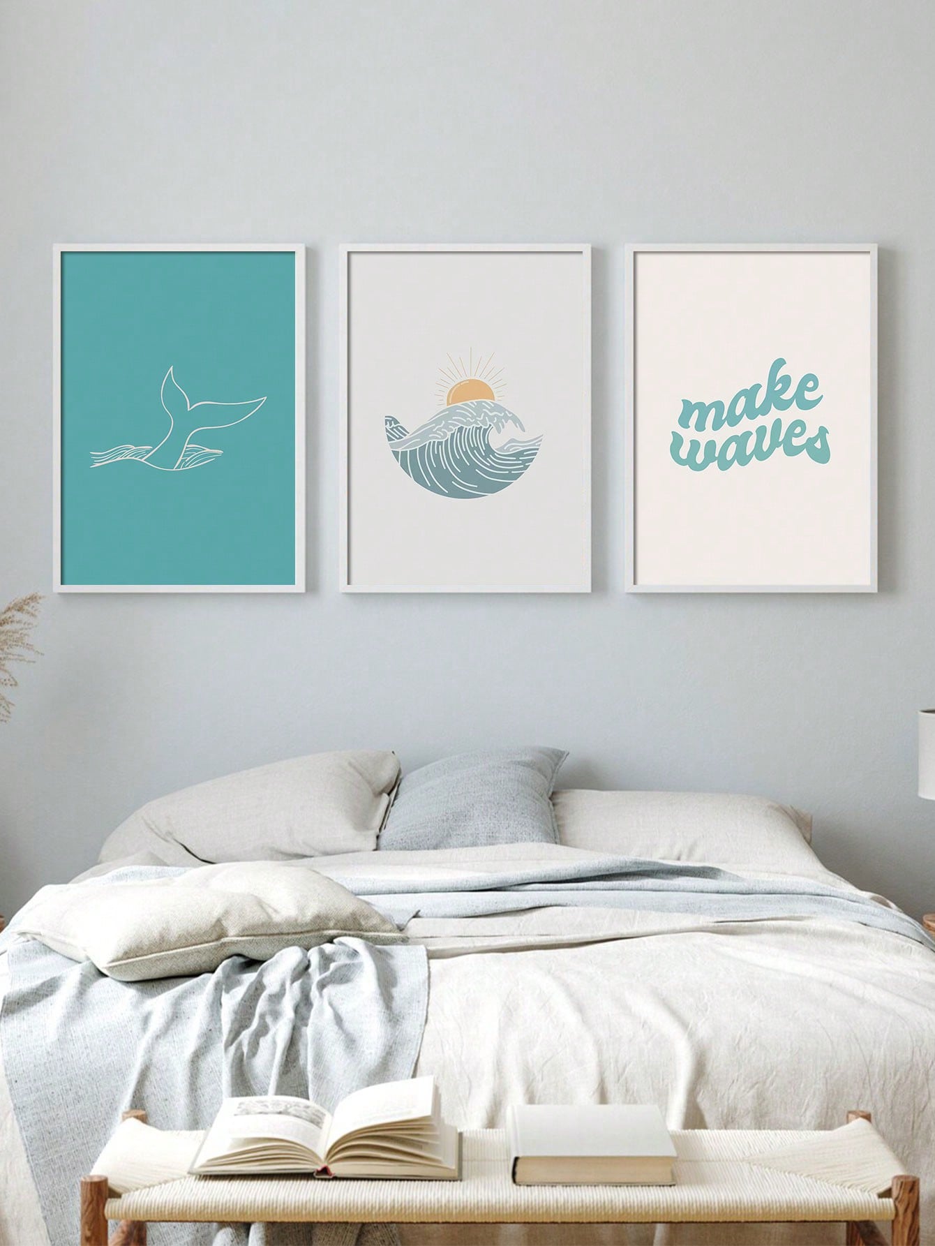 Transform your space with this sophisticated 3-piece canvas set featuring captivating marine life imagery. Each panel showcases meticulous artistry that captures the serene beauty of ocean environments.