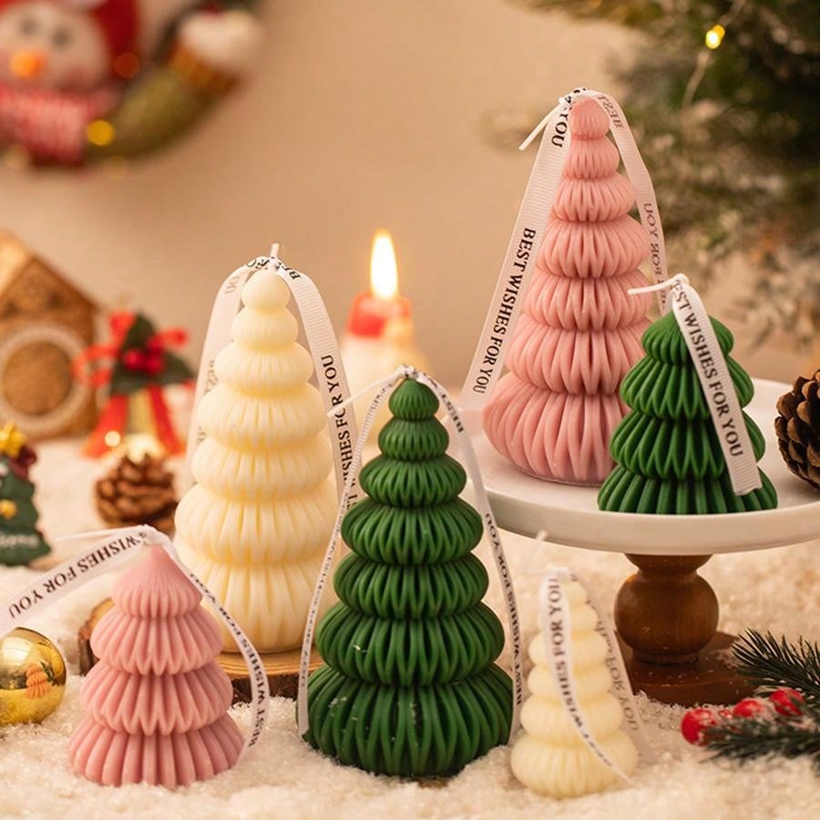 This Origami Christmas Tree Scented Candle is the perfect addition to your holiday decor. With its festive scent and unique origami design, it will bring warmth and charm to any room. A thoughtful gift for any candle lover or home decorator.