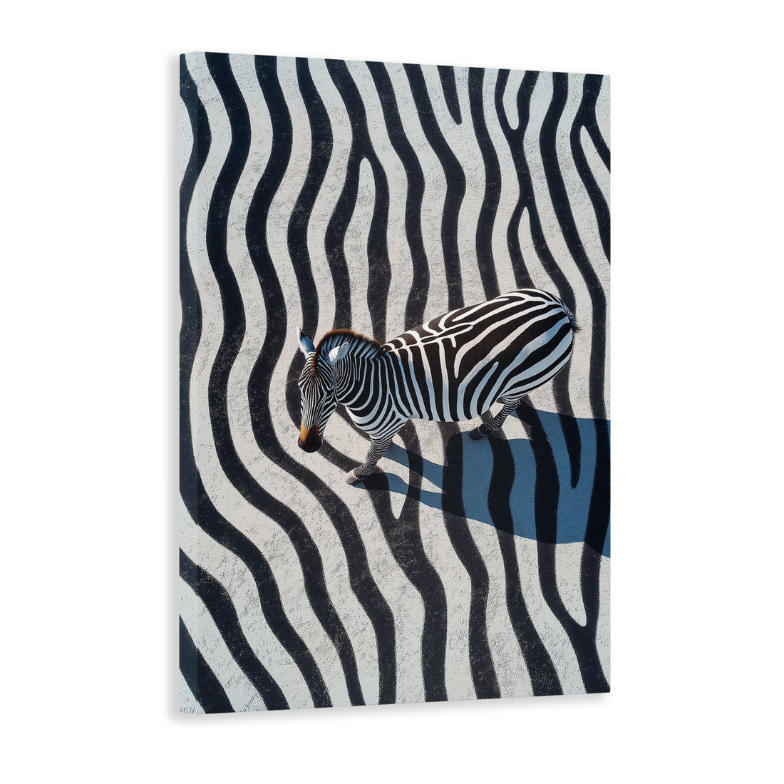 Transform your space with the Modern Zebra Wall Art Canvas Print. Featuring striking black and white stripes, this wildlife photography decor adds a contemporary touch to any room. Perfect for living room, sofa backdrop, bedside decoration, or any other area in need of a unique and stylish upgrade.