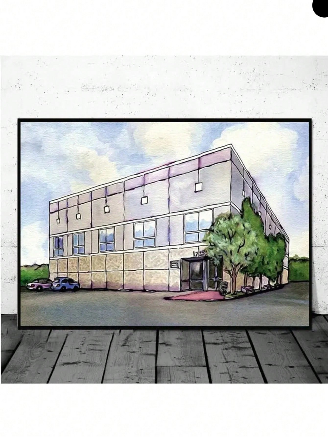 Celebrate the artistic spirit of Pam Beesly with this striking watercolor art print. Rendered in soft, flowing hues, this modern canvas poster captures her creative essence and brings contemporary flair to any office space