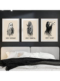 Elevate your Halloween décor with the Pastel Ghost Trio, a subtle yet stylish set of wall art prints. These designs blend soft pastel hues with minimalist ghost motifs, perfect for adding a festive touch without overwhelming your space. Ideal for those who appreciate understated seasonal accents, this trio brings a refined, aesthetic charm to your home environment. Crafted to complement modern interiors, these prints offer a unique way to celebrate Halloween with quiet elegance.