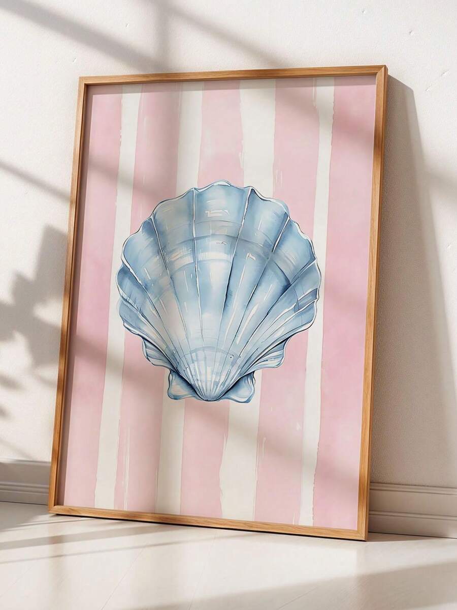 Bring coastal charm into your space with this stunning pastel pink shell print canvas art. Perfect for beach-themed bedrooms, living rooms, or any area craving a touch of seaside serenity, this versatile piece complements both modern and traditional décor. The soft, soothing color palette creates a calming atmosphere while the delicate shell motif adds visual interest and sophistication. Crafted on quality canvas, it's durable enough for any room in your home—from bedrooms and bathrooms to home offices and 
