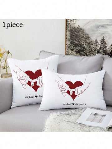 This Personalized Couple Holding Hands Pillow Case is the perfect gift for Valentine's Day and Anniversary. Made from high-quality material and featuring a customizable design, this pillow case is a romantic and thoughtful way to show your love and appreciation for your significant other.