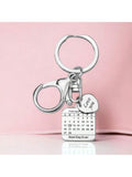 This personalized engraved calendar keychain is perfect for any occasion. With a unique design featuring a personalized calendar date, this keychain is a thoughtful and sentimental gift for anyone in your life. Show your loved ones you care with this perfect present.