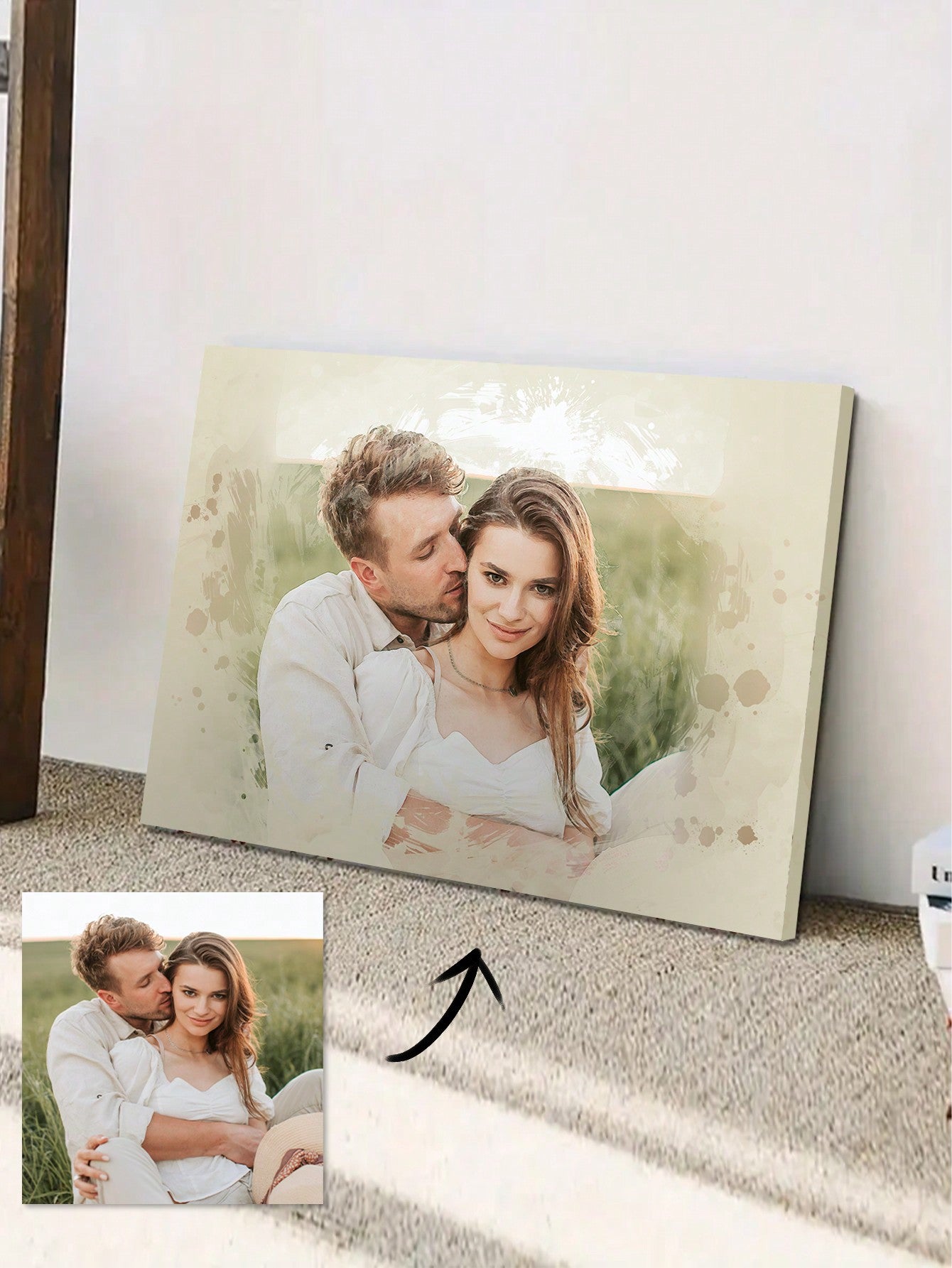Indulge in a one-of-a-kind gift with our Personalized Framed Oil Painting from Photo. Our skilled artists will turn your chosen photo into a stunning, handmade portrait on canvas. Perfect for Mother's Day, birthdays, and graduations - this unique piece is sure to be cherished for years to come.