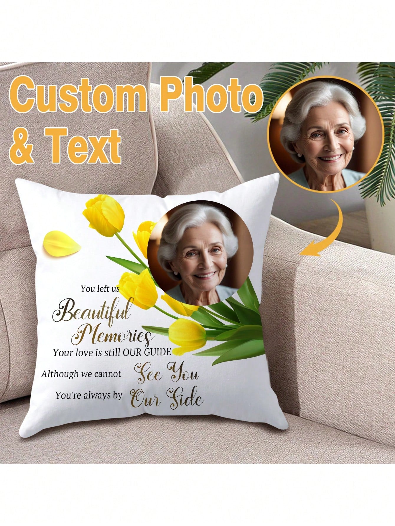 Create a lasting memory with our Personalized Photo Print Pillowcase, the perfect gift for any occasion! This pillowcase features your chosen photo, making it a unique and heartfelt present for your loved ones. Make any event special with this personalized touch.