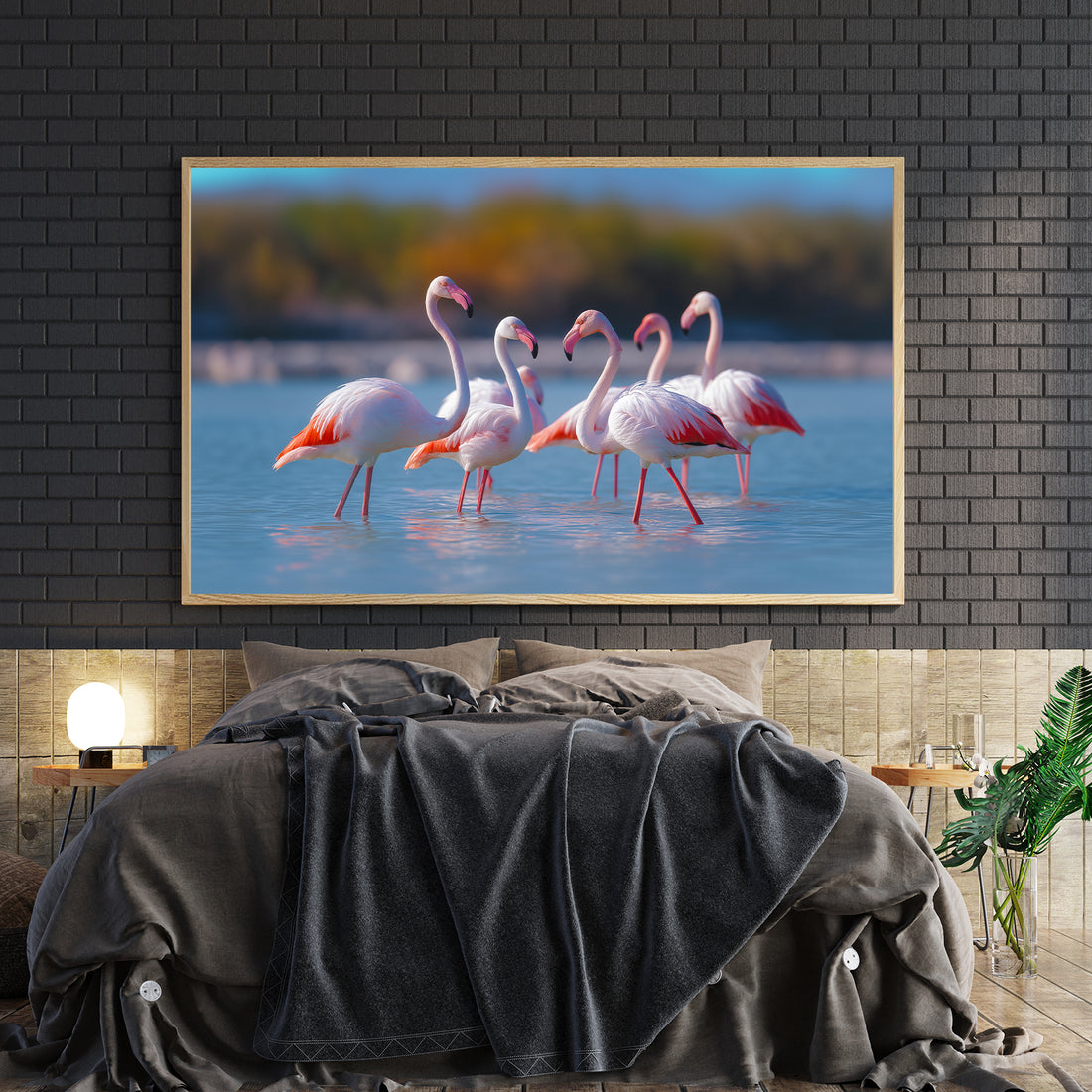 Bring the elegance of wildlife into your home with this stunning pink flamingo canvas print. Featuring vibrant nature photography, this piece captures the graceful beauty of these iconic birds in their natural habitat. Perfect for creating a focal point above your sofa, anchoring your bedroom wall, or adding sophistication to any living space, this canvas art transforms ordinary walls into galleries of natural wonder.
