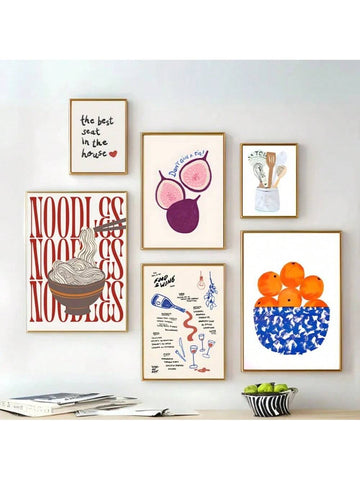 Add a vibrant, whimsical touch to your kitchen or cafe with this Playful Fruit-Spaghetti Alphabet Canvas Art. Featuring colorful letters crafted from fresh fruits and intertwined with spaghetti strands, this artwork combines culinary charm with creative design. Perfect for food lovers and culinary spaces, it inspires a lively atmosphere while enhancing decor with a unique blend of visual fun and gourmet appeal. Durable canvas print ensures long-lasting beauty, making it an ideal statement piece for any food